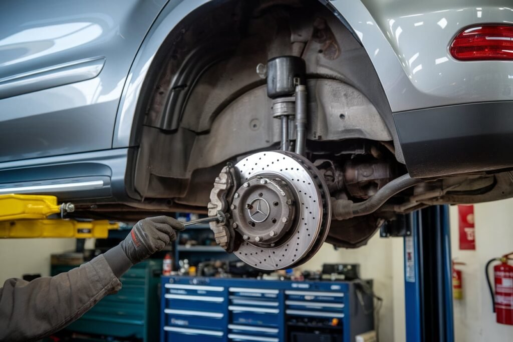 GL450 rear disc brake replacement Dubai