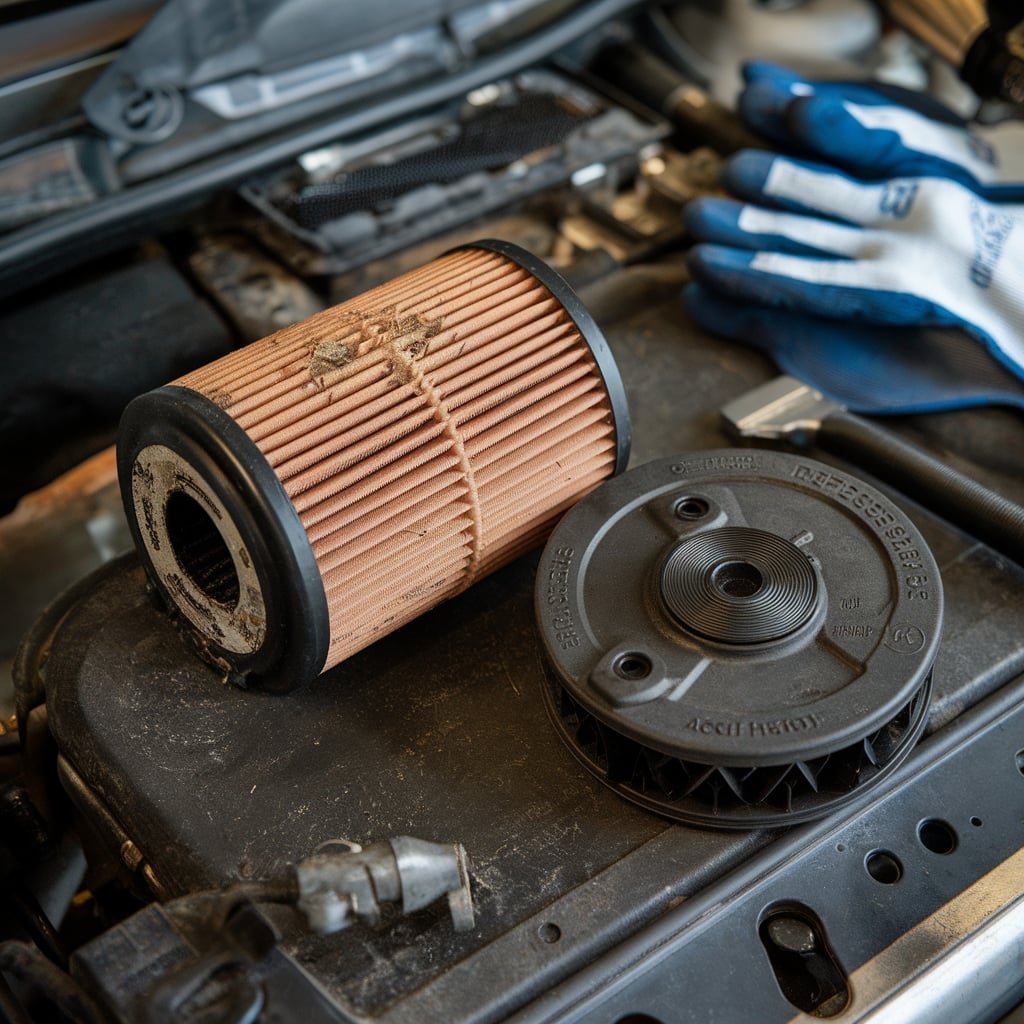 Mercedes E350 fuel filter maintenance
