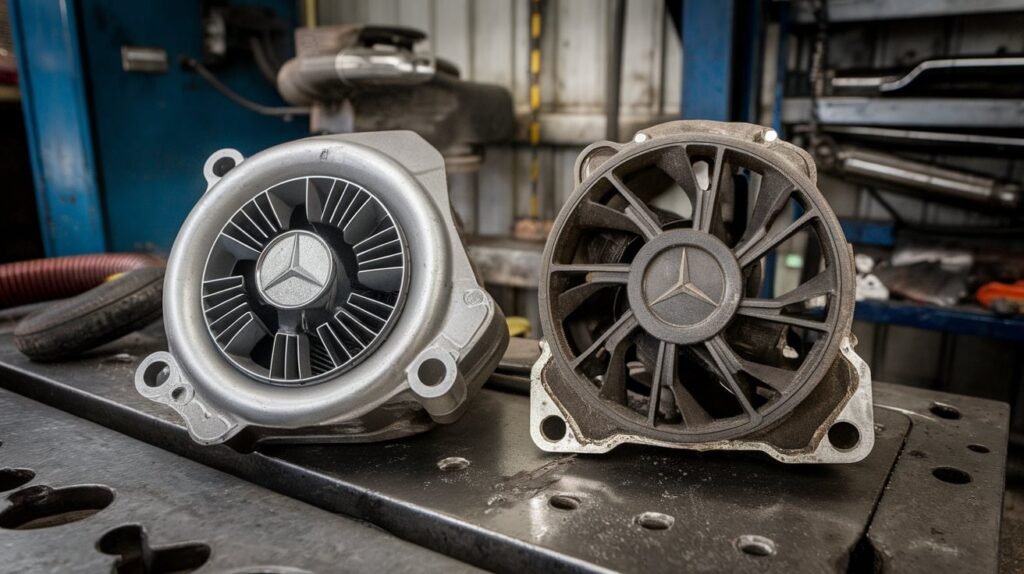 Mercedes C300 AC fan replacement Dubai