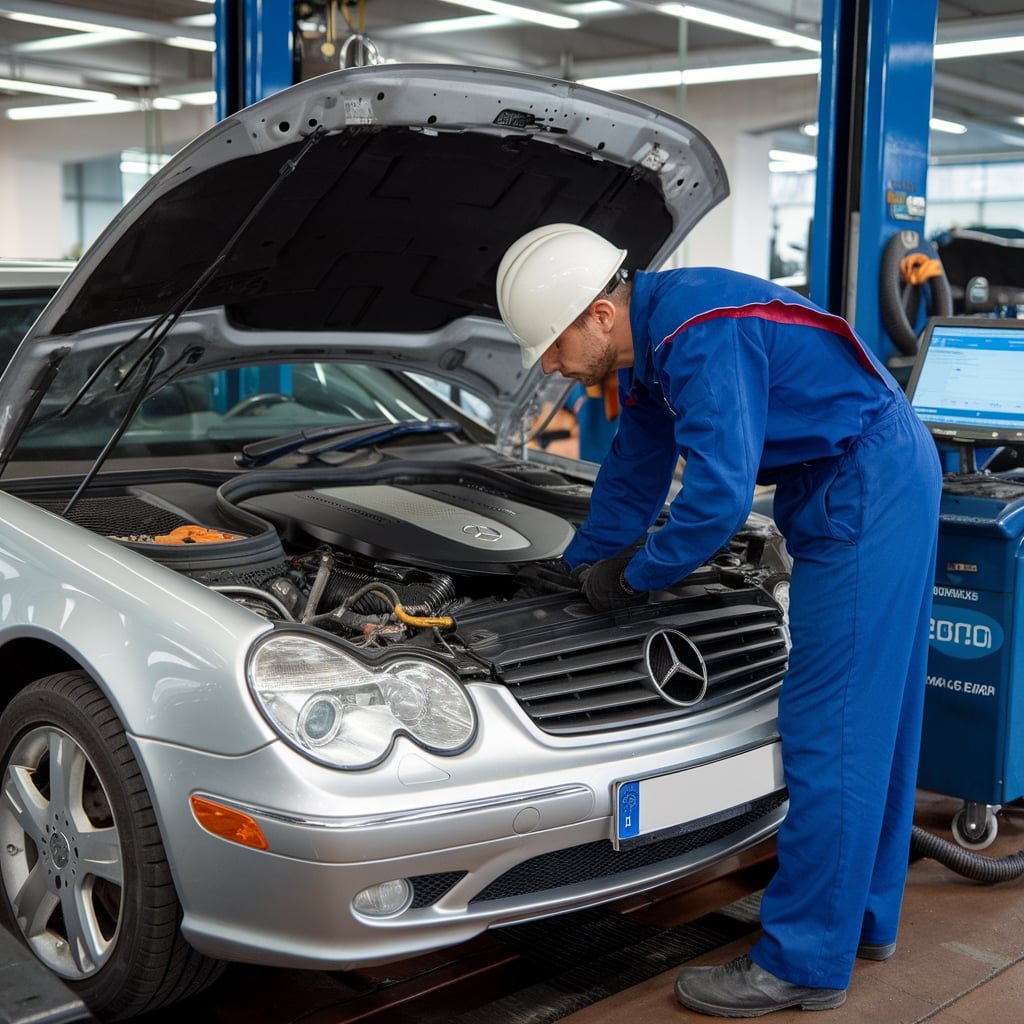 Mercedes CLK320 diagnostics Dubai