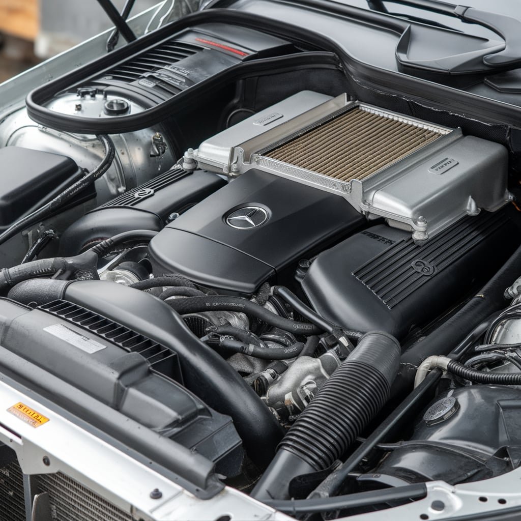 R350 engine air filter change Dubai