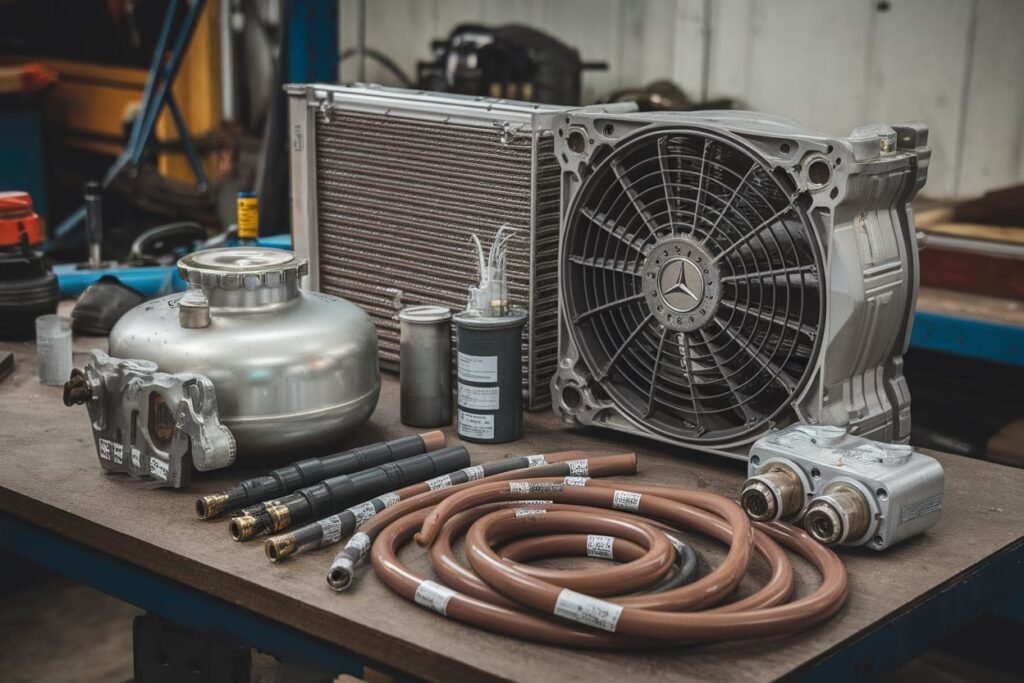 mercedes benz radiator replacement