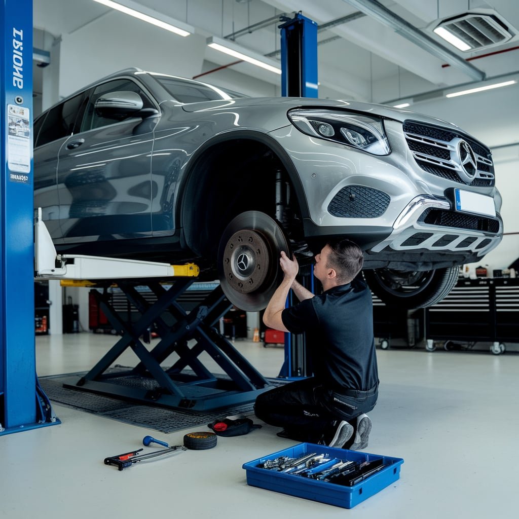Mercedes GLC250 brake repair
