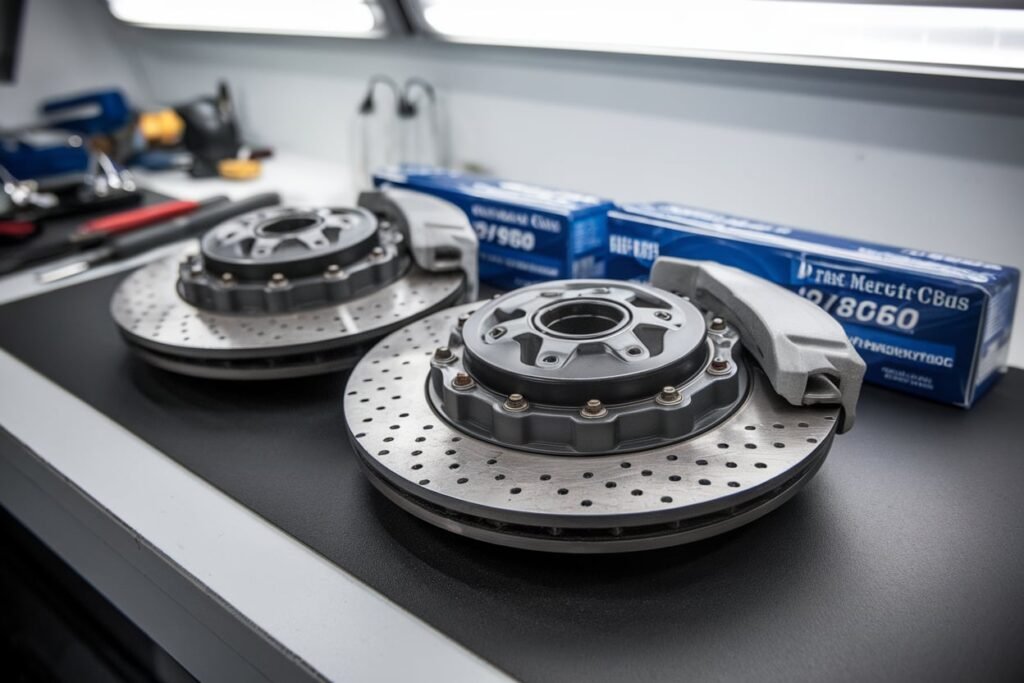 Mercedes GL450 rear brake service Dubai
