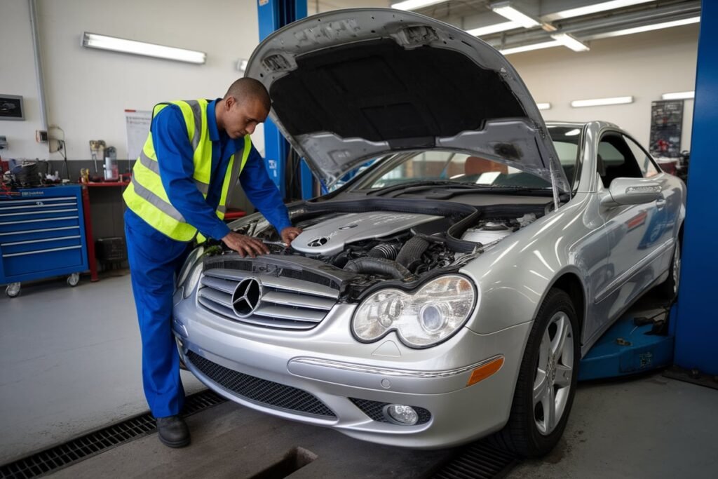 CLK350 auto diagnostics Dubai