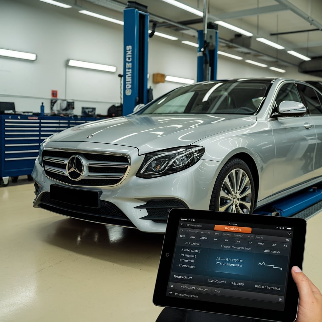 Mercedes E350 diagnostics Dubai