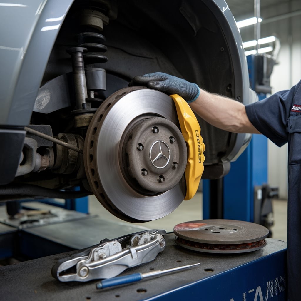 GL450 rear brakes repair Dubai