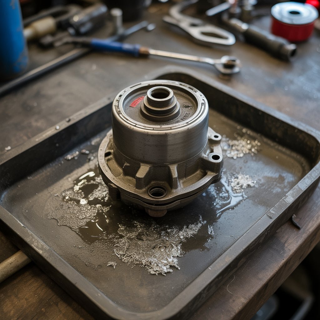 mercedes water pump replacement