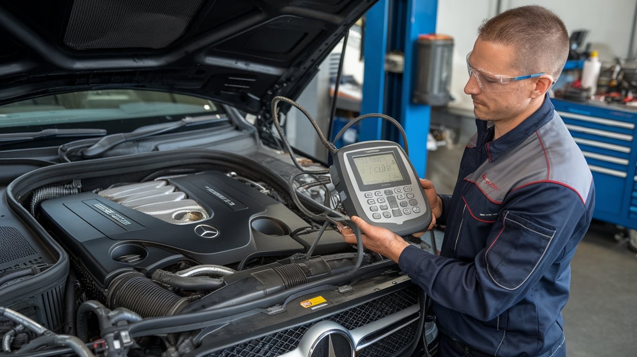 Mercedes leak detection