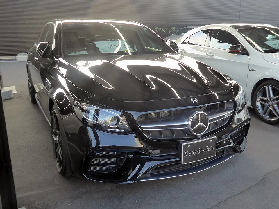 W213 Mercedes-AMG E63 S at a vehicle display